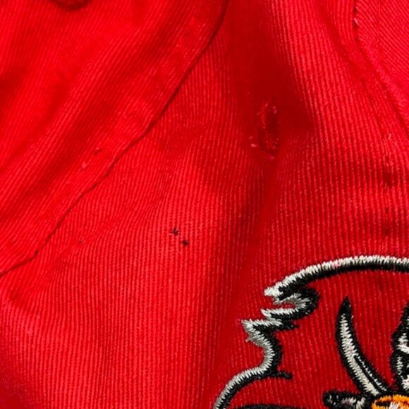Tampa Bay Buccaneers #GoBucs Red Embroidered Baseball Cap Hat - Picture 9 of 9